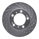 R1 97-04 Porsche Boxster Front & Rear Drilled & Slotted Silver Brake Rotor Set