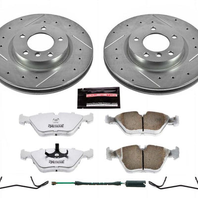Power Stop 95-99 BMW M3 Front & Rear Z26 Street Warrior Brake Kit