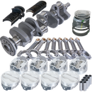 Eagle Chevy 350 3.750in Crank 6.000in I-Beam Rods -18cc 4.060in Pistons Rotating Assembly
