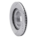 R1 01-08 Saab 9-2X Front Drilled & Slotted Silver Brake Rotor Set