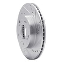 R1 12-15 Honda Civic Front Drill & Slot Silver Rotors