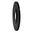 R1 76-81 Toyota Celica Front Right Drilled & Slotted Black Brake Rotor