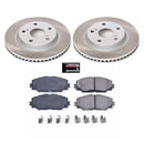 Power Stop 08-15 Scion xB Front and Rear Semi-Coated Rotor Kit