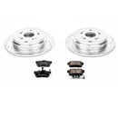 Power Stop 05-06 Honda CR-V Rear Z23 Evolution Sport Brake Kit w/Calipers