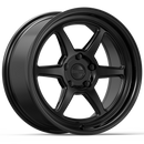 Kansei K14B Roku 18x9in / 5x108 BP / 12mm Offset / 63.4mm Bore - Gloss Black Wheel
