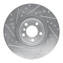 R1 16-24 BMW 228i xDrive Gran Coupe Front & Rear Drilled & Slotted Silver Brake Rotor Set