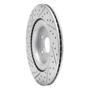 R1 14-21 Jaguar F-Type Rear Right Drilled & Slotted Geo-Carbon Rotor