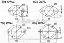GReddy 60mm Exhaust Oval Gasket