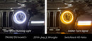 Diode Dynamics Halo Lights LED 110mm Switchback (Pair)