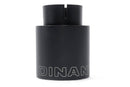 Dinan Double-Walled 4in Clamp-On Exhaust Tip - Black - 4in Outlet / 2.75in Inlet