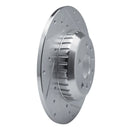 R1 20-22 Jaguar E-Pace Rear Drilled & Slotted Silver Brake Rotor Set