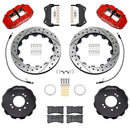 Wilwood 95-98 Nissan Skyline Superlite 6R Front BBK w/ 12.88in D/S Rotors & Flexlines - Red