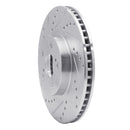 R1 00-10 Pontiac Vibe Front & Rear Drilled & Slotted Silver Brake Rotor Set
