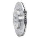 R1 95-00 Lexus LS400 Front Drilled & Slotted Silver Brake Rotor Set