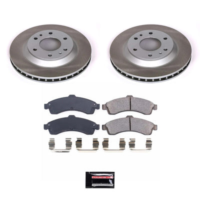 Power Stop 04-05 Buick Rainier Front and Rear Semi-Coated Rotor Kit