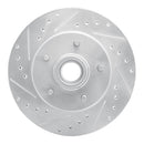 R1 94-96 Chevrolet Impala Front & Rear Drilled & Slotted Silver Brake Rotor Set