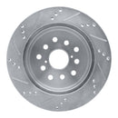 R1 01-06 Lexus LS430 Front & Rear Drilled & Slotted Silver Brake Rotor Set