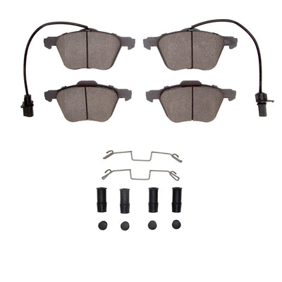 DFC 01-03 Volkswagen EuroVan Front 5000 Advanced Low Metallic Brake Pads and Hardware Kit