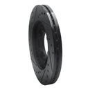 R1 92-02 Acura SLX Front Right Drilled & Slotted Black Brake Rotor