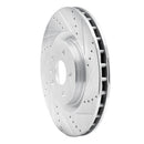 R1 10-15 Chevrolet Camaro Front & Rear Drilled & Slotted Silver Brake Rotor Set