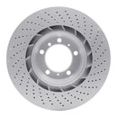 DFC 07-13 Porsche 911 Left Rear Drilled GeoSPEC Coated Rotor