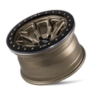 Dirty Life 9303 DT-1 17x9 / 6x139.7 BP / -12mm Offset / 106mm Hub Satin Gold Wheel - Beadlock
