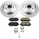 Power Stop 19-20 Honda Passport Front & Rear Z17 Evolution Geomet Coated Brake Kit