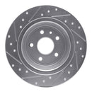R1 13-20 Ford FusIon Front & Rear Drilled & Slotted Silver Brake Rotor Set