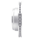 R1 16-24 Nissan Titan XD Rear Left Drilled & Slotted Silver Brake Rotor