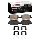 DFC 16-24 Cadillac CT6 Rear Drilled & Slotted Geoperformance Rotors 5000 Advanced Pads w/Hardware