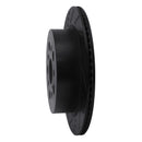 R1 01-06 Lexus LS430 Rear Left Drilled & Slotted Black Brake Rotor