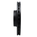 R1 15-25 Ford Transit-350 HD/DRW Front Left Drilled & Slotted Black Brake Rotor