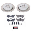 Power Stop 07-09 Ford Expedition Front and Rear Semi-Coated Rotor Kit
