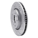 R1 04-09 Buick Terraza Front Drilled & Slotted Silver Brake Rotor Set