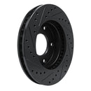 R1 69-78 Cadillac Eldorado Rear/Front Right Drilled & Slotted Black Brake Rotor