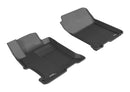 3D MAXpider 2013-2017 Honda Accord Coupe Kagu 1st & 2nd Row Floormats - Black