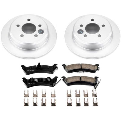 Power Stop 93-98 Jeep Grand Cherokee Front & Rear Z17 Evolution Geomet Coated Brake Kit