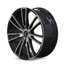 Kraze KR183 Spectra 18x8 / 5x108/114.3 BP / 40mm Offset / 72.62mm Hub Gloss Black Machined Wheel