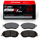R1 10-20 Toyota 86 Front Drill & Slot Silver Rotors w/Optimum OE Pads & Hardware