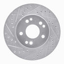 R1 86-89 Mercedes-Benz 560SL Front & Rear Drilled & Slotted Silver Brake Rotor Set