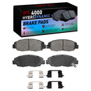 DFC 98-02 Honda Accord Front Geospec Rotors w/4000 HybriDynamic Brake Pads w/Hardware