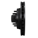 R1 94-99 Dodge Ramcharger (Mexico) Front Right Drilled & Slotted Black Brake Rotor
