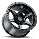 MTX Spitfire 6 Gloss Black 17x9in / 6x135 BP / -12mm Offset / 87.1mm Bore