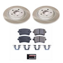 Power Stop 09-11 Audi A4 Front and Rear Semi-Coated Rotor Kit