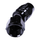 Russell 12AN ProClassic 30 Degree Hose End - Black