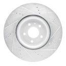 R1 12-20 Audi A6 Front & Rear Drilled & Slotted Silver Brake Rotor Set