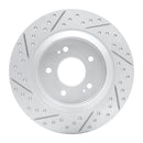 R1 19-25 Hyundai Palisade Rear Right Drilled & Slotted Geo-Carbon Rotor