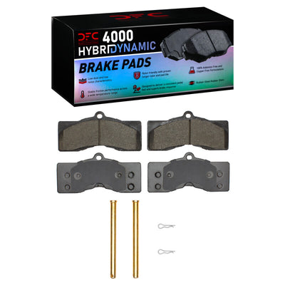 DFC 63-82 Chevrolet Camaro Front/Rear 4000 HybriDynamic Brake Pads and Hardware Kit
