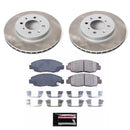 Power Stop 99-00 Honda Civic Front and Rear Semi-Coated Rotor Kit