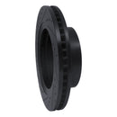 R1 16-24 Nissan Titan XD Front Right Drilled & Slotted Black Brake Rotor